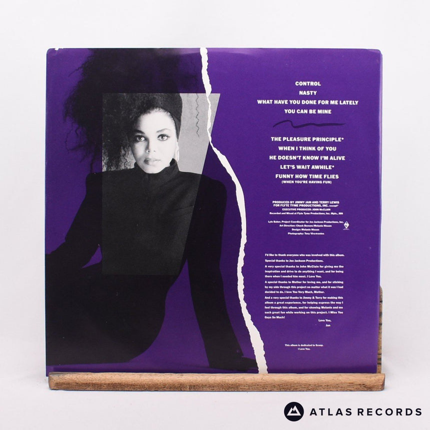 Janet Jackson - Control - Us LP Vinyl Record - EX/EX