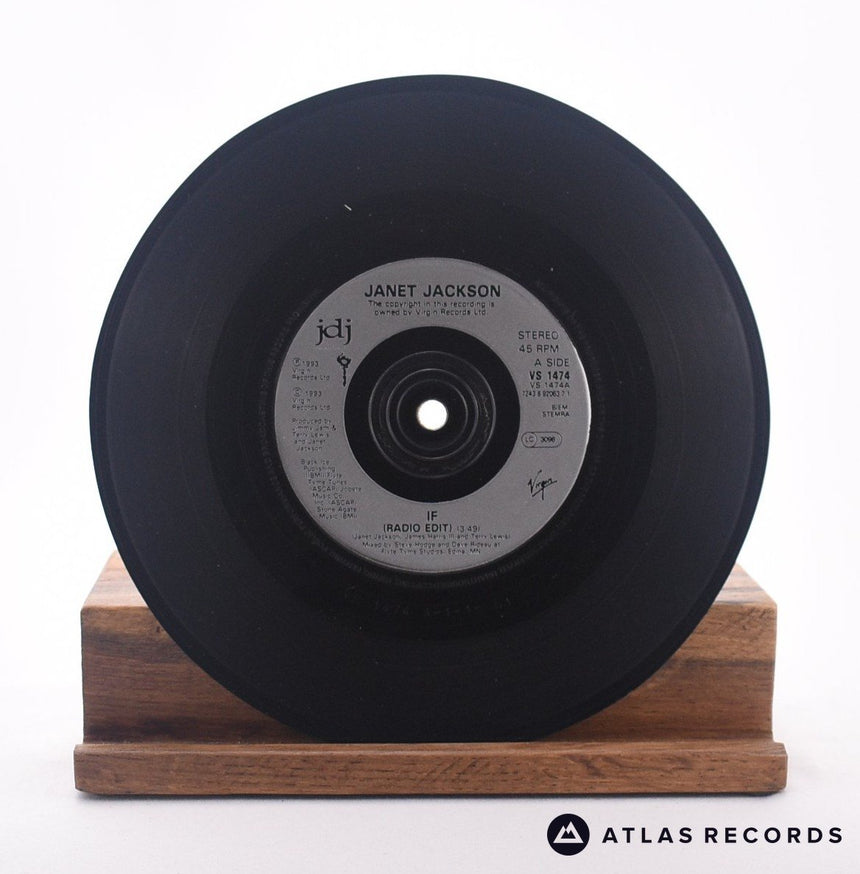 Janet Jackson - If - 7" Vinyl Record - VG+/EX