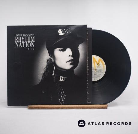 Janet Jackson Rhythm Nation 1814 LP Vinyl Record - Front Cover & Record