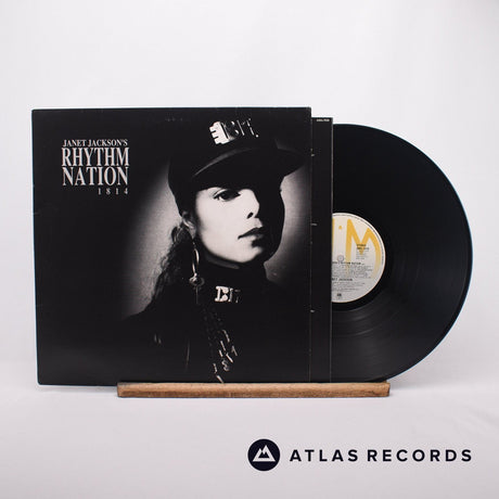 Janet Jackson Rhythm Nation 1814 LP Vinyl Record - Front Cover & Record
