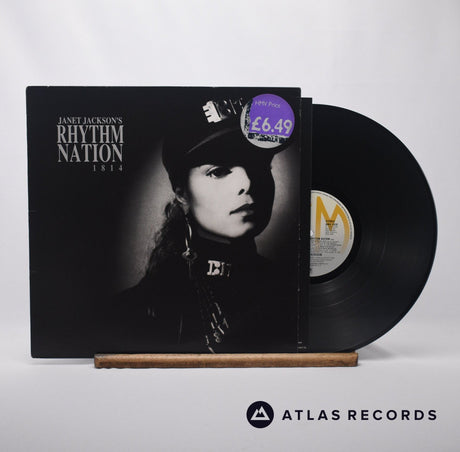 Janet Jackson Rhythm Nation 1814 LP Vinyl Record - Front Cover & Record