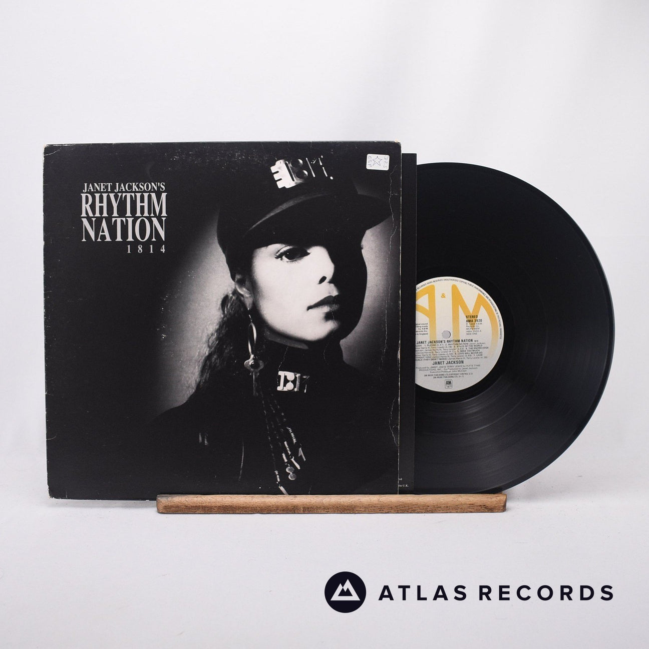 Janet Jackson Rhythm Nation 1814 LP Vinyl Record - Front Cover & Record