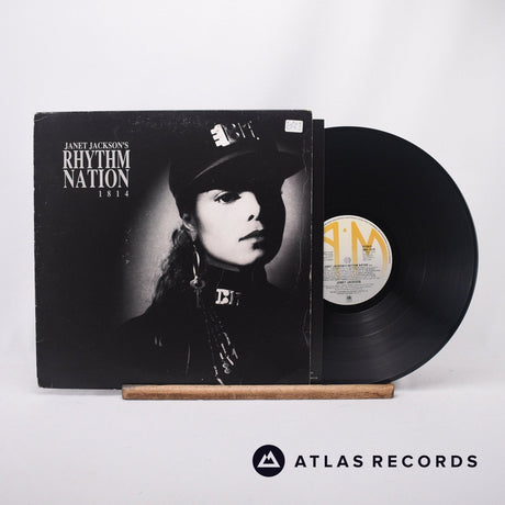 Janet Jackson Rhythm Nation 1814 LP Vinyl Record - Front Cover & Record