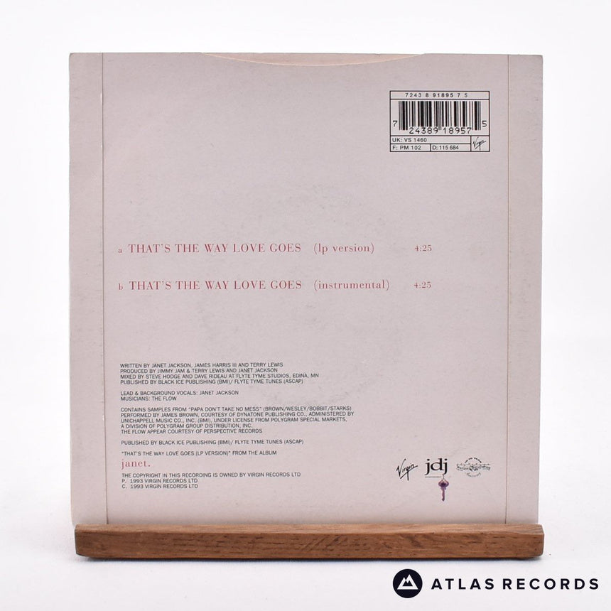 Janet Jackson - That's The Way Love Goes - 7" Vinyl Record - EX/VG+