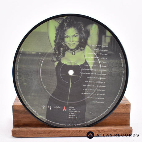 Janet Jackson - Whoops Now - Picture Disc 7" Vinyl Record - VG+