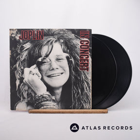Janis Joplin Joplin In Concert 2 x LP Vinyl Record - Front Cover & Record