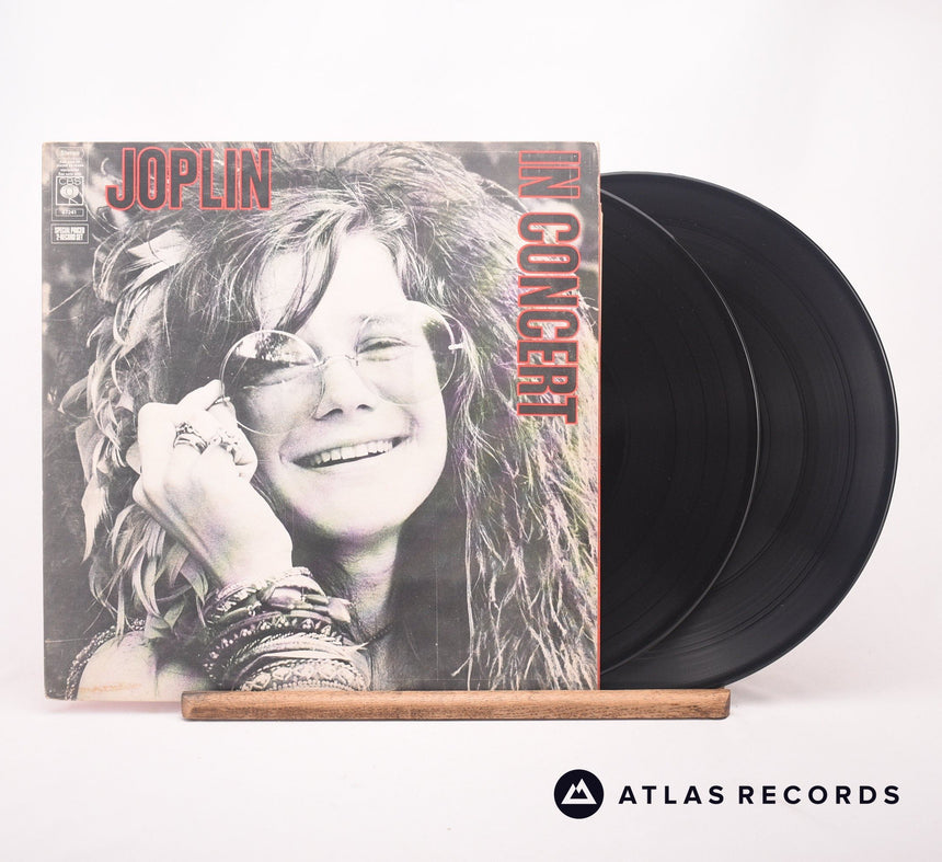 Janis Joplin Joplin In Concert Double LP Vinyl Record - Front Cover & Record