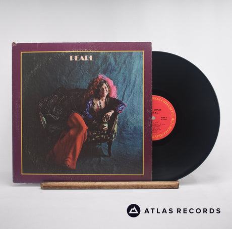 Janis Joplin Pearl LP Vinyl Record - Front Cover & Record