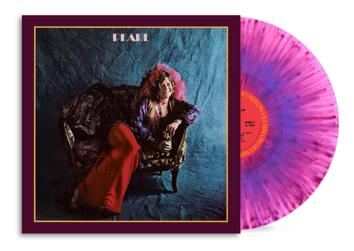 Janis Joplin - Pearl - Pink Splatter LP Vinyl Record