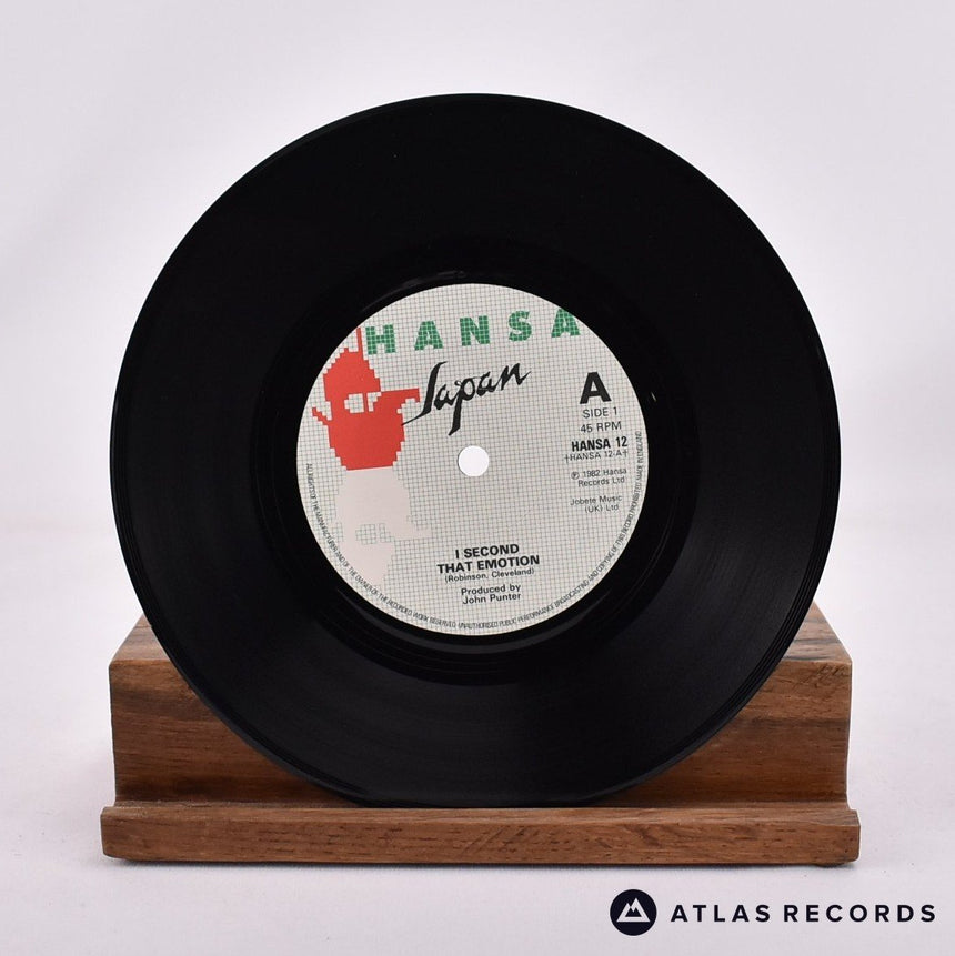 Japan - I Second That Emotion - 7" Vinyl Record - VG+/EX