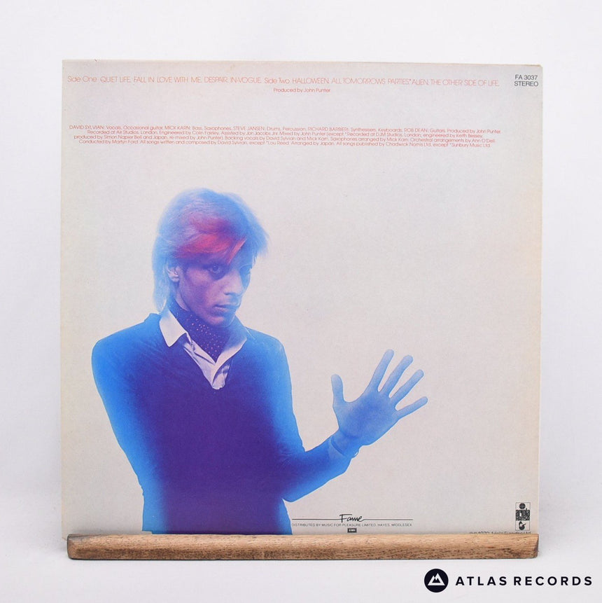 Japan - Quiet Life - Strawberry LP Vinyl Record - EX/EX