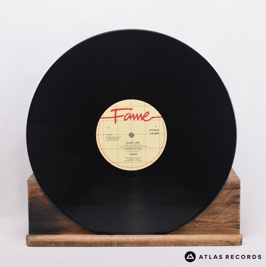 Japan - Quiet Life - Strawberry LP Vinyl Record - VG+/EX