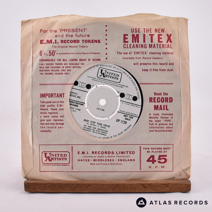 Jay & The Americans - Why Can't You Bring Me Home - 7" Vinyl Record - VG+/VG+