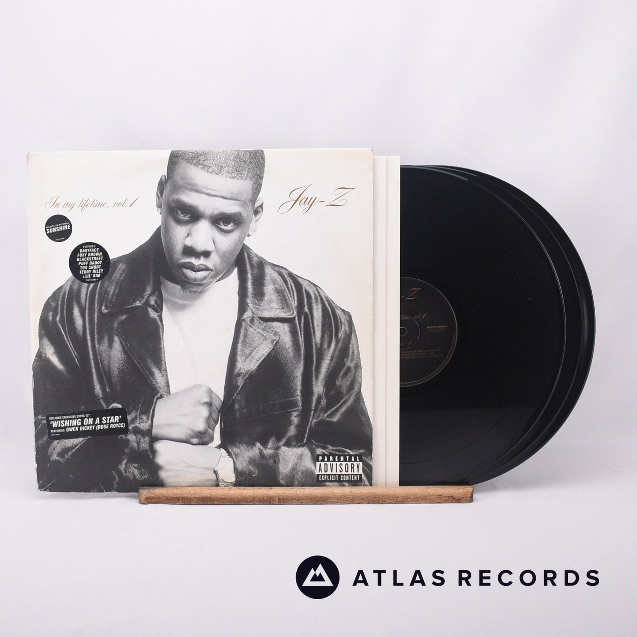 Jay-Z In My Lifetime, Vol. 1 Double LP + 12" Vinyl Record - Front Cover & Record