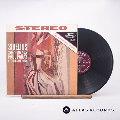 Jean Sibelius Symphony No. 2 LP Vinyl Record - Front Cover & Record