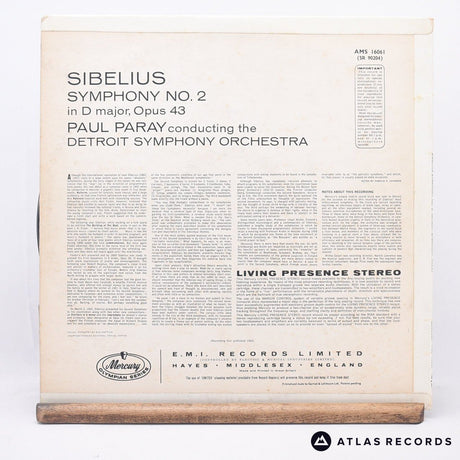 Jean Sibelius - Symphony No. 2 - LP Vinyl Record - EX/VG+