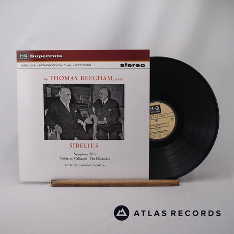 Jean Sibelius Symphony No. 7, Pelléas Et Mélisande . The Oceanides LP Vinyl Record - Front Cover & Record