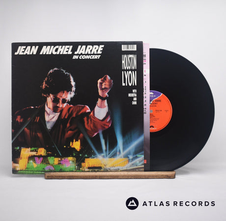 Jean-Michel Jarre In Concert Houston Lyon LP Vinyl Record - Front Cover & Record