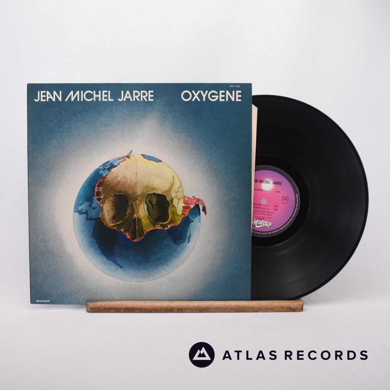 Jean-Michel Jarre Oxygène LP Vinyl Record - Front Cover & Record