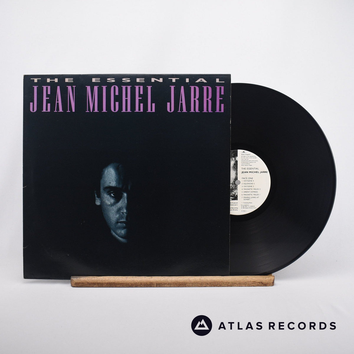 Jean-Michel Jarre The Essential Jean Michel Jarre LP Vinyl Record - Front Cover & Record