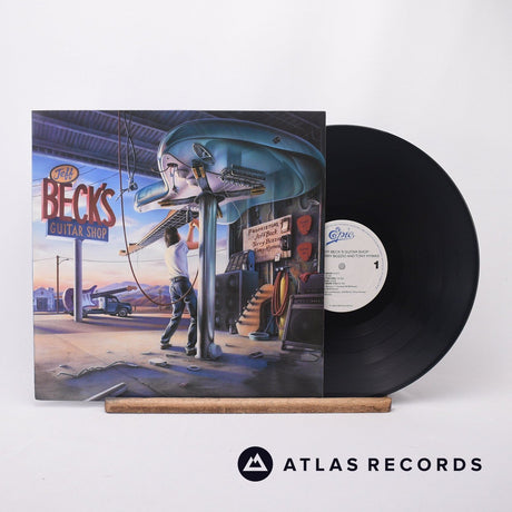 Jeff Beck Jeff Beck's Guitar Shop LP Vinyl Record - Front Cover & Record