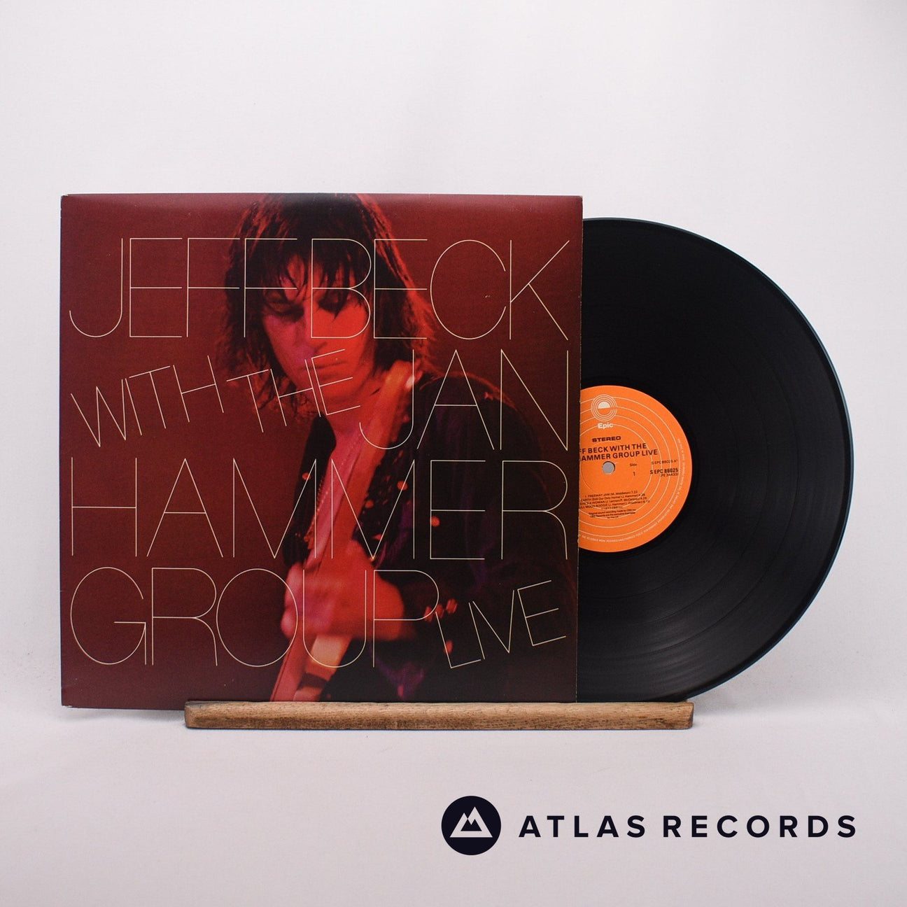 Jeff Beck Live LP Vinyl Record - Front Cover & Record