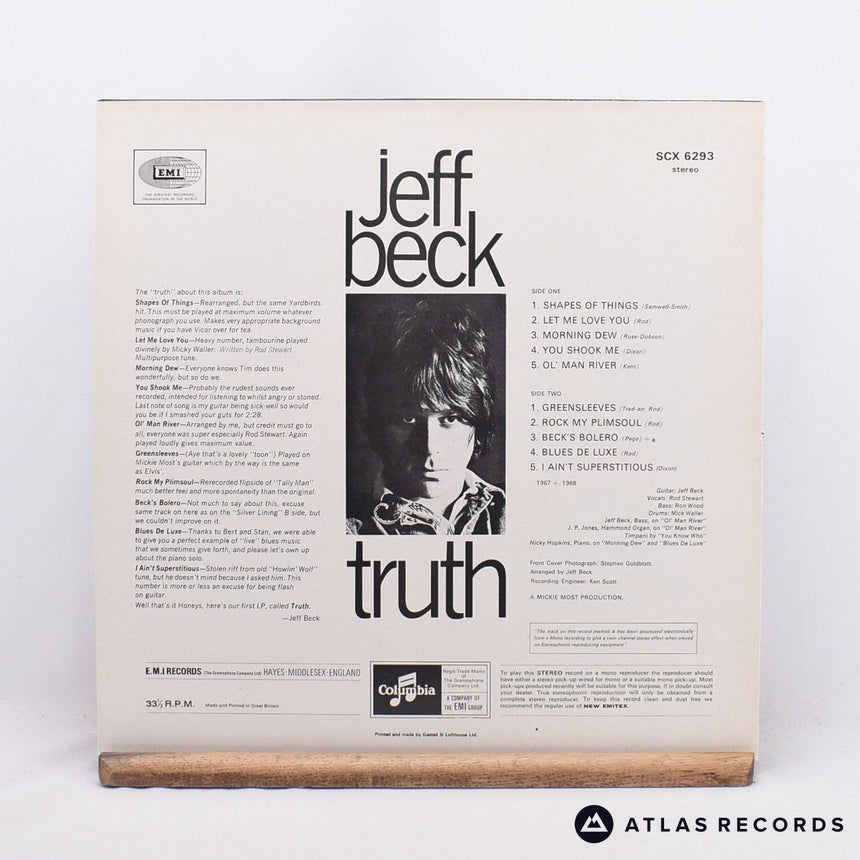 Jeff Beck - Truth - Reissue LP Vinyl Record - EX/NM