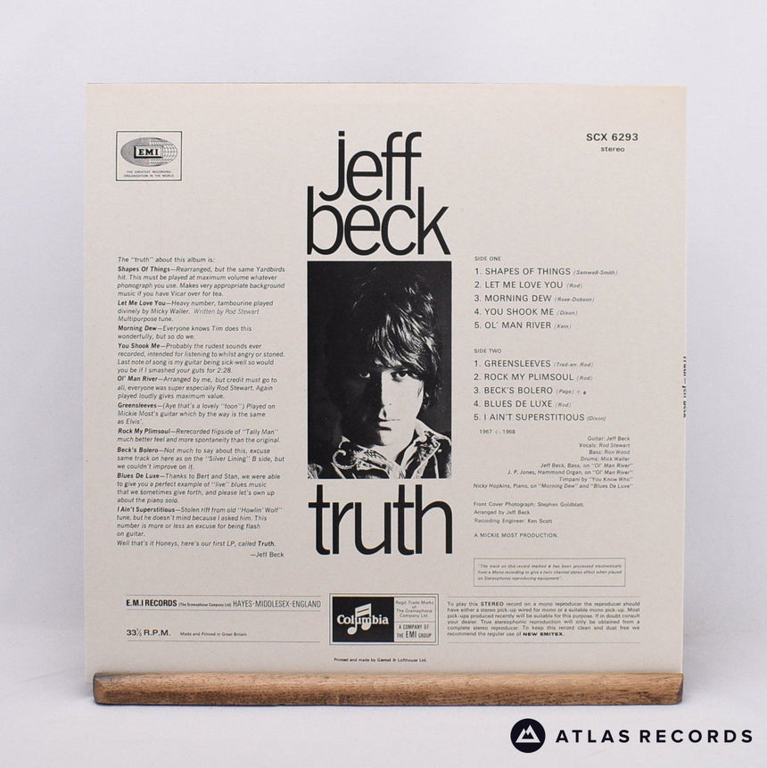 Jeff Beck - Truth - Repress LP Vinyl Record - EX/VG+