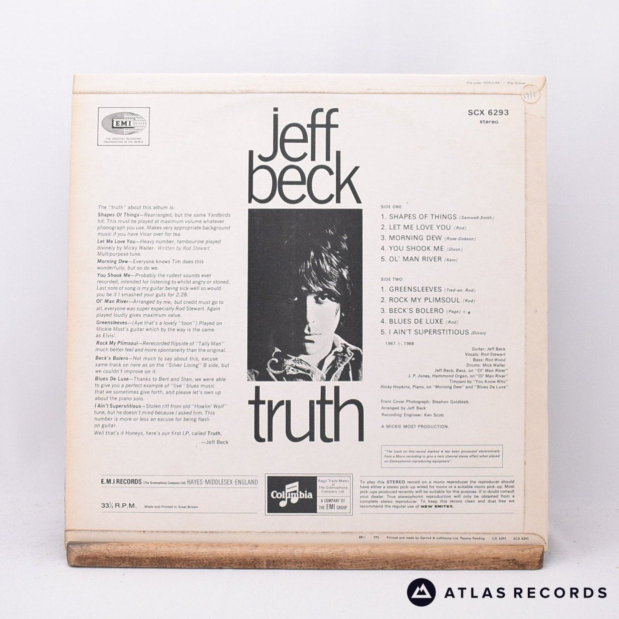 未開封！Jeff Beck 「Truth」 MFSL180グラム45回転2LP Amazon.co