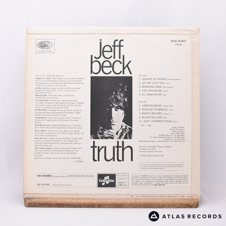 Jeff Beck - Truth - Stereo 6-1 7-1 LP Vinyl Record - VG+/EX