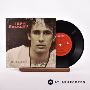 Jeff Buckley Hallelujah 7" Vinyl Record - Front Cover & Record