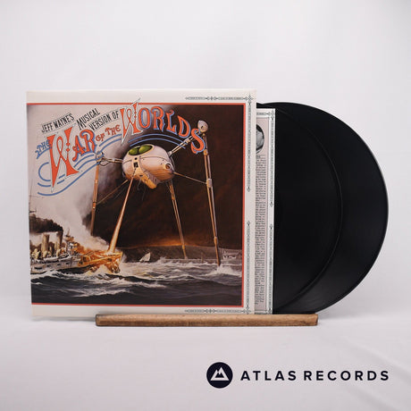 Jeff Wayne Jeff Wayne's Musical Version Of The War Of The Worlds 2 x LP Vinyl Record - Front Cover & Record