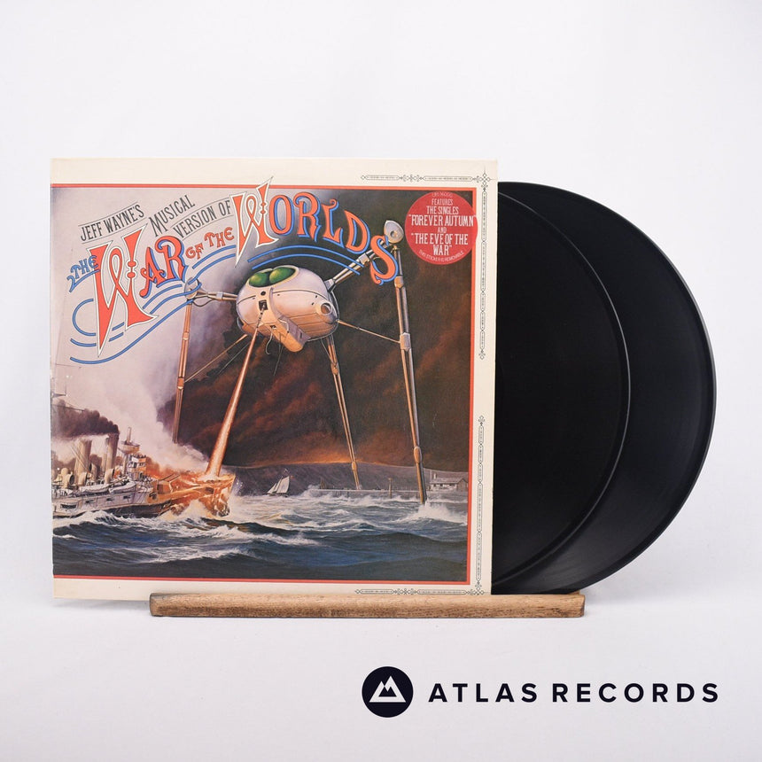 Jeff Wayne Jeff Wayne's Musical Version Of The War Of The Worlds 2 x LP Vinyl Record - Front Cover & Record