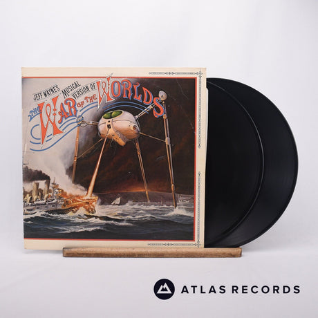 Jeff Wayne Jeff Wayne's Musical Version Of The War Of The Worlds 2 x LP Vinyl Record - Front Cover & Record