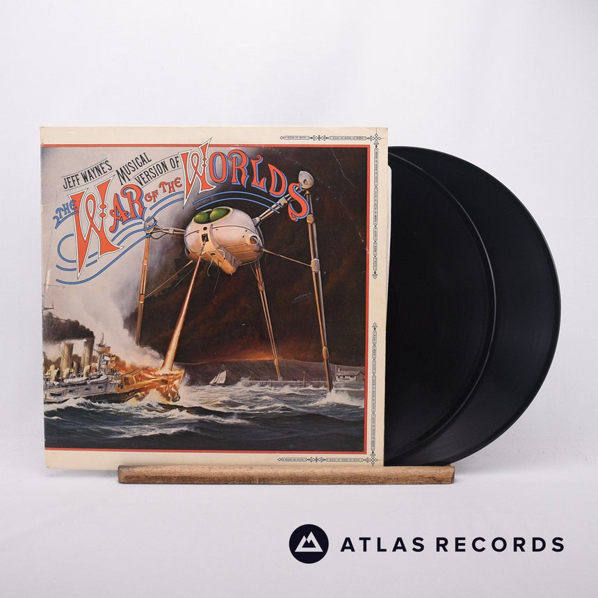 Jeff Wayne Jeff Wayne's Musical Version Of The War Of The Worlds 2 x LP Vinyl Record - Front Cover & Record