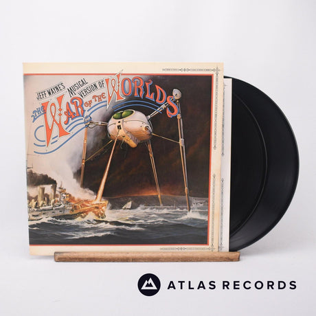 Jeff Wayne Jeff Wayne's Musical Version Of The War Of The Worlds 2 x LP Vinyl Record - Front Cover & Record