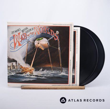 Jeff Wayne Jeff Wayne's Musical Version Of The War Of The Worlds 2 x LP Vinyl Record - Front Cover & Record