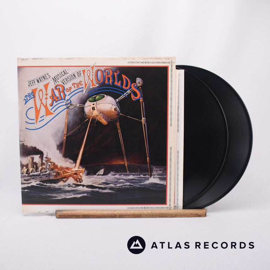 Jeff Wayne Jeff Wayne's Musical Version Of The War Of The Worlds 2 x LP Vinyl Record - Front Cover & Record