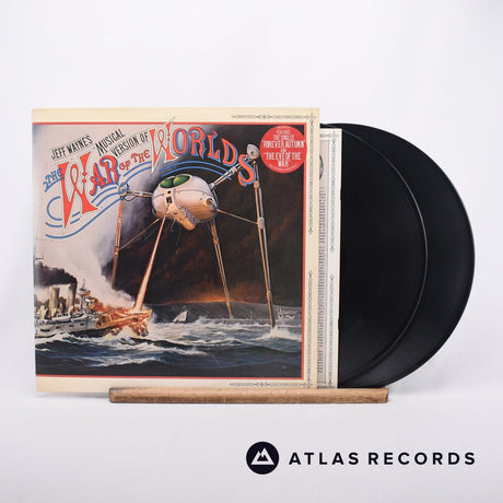 Jeff Wayne Jeff Wayne's Musical Version Of The War Of The Worlds 2 x LP Vinyl Record - Front Cover & Record