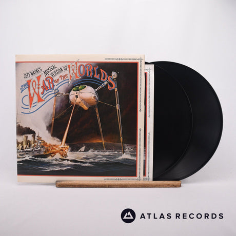 Jeff Wayne Jeff Wayne's Musical Version Of The War Of The Worlds 2 x LP Vinyl Record - Front Cover & Record