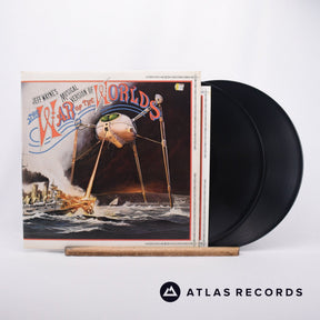 Jeff Wayne Jeff Wayne's Musical Version Of The War Of The Worlds 2 x LP Vinyl Record - Front Cover & Record