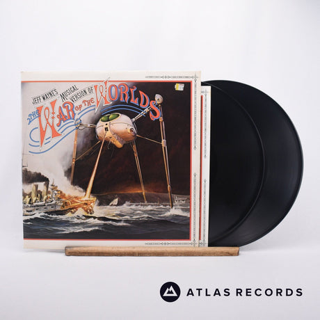 Jeff Wayne Jeff Wayne's Musical Version Of The War Of The Worlds 2 x LP Vinyl Record - Front Cover & Record