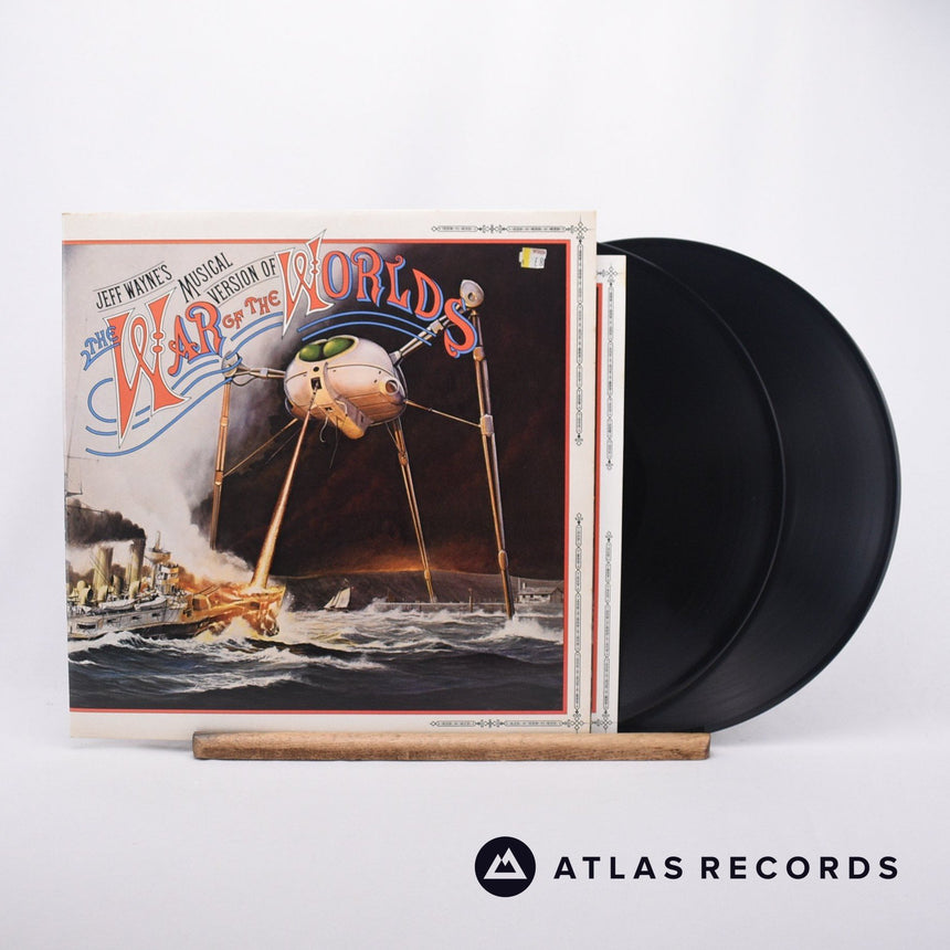 Jeff Wayne Jeff Wayne's Musical Version Of The War Of The Worlds 2 x LP Vinyl Record - Front Cover & Record