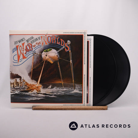 Jeff Wayne Jeff Wayne's Musical Version Of The War Of The Worlds 2 x LP Vinyl Record - Front Cover & Record