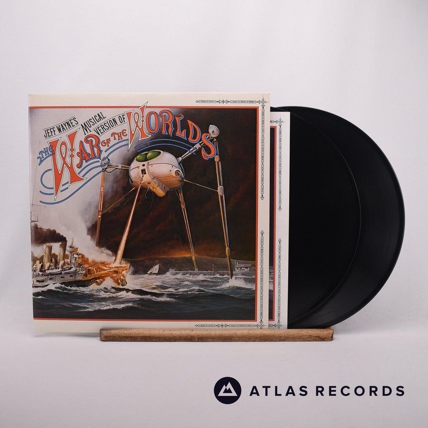 Jeff Wayne Jeff Wayne's Musical Version Of The War Of The Worlds 2 x LP Vinyl Record - Front Cover & Record