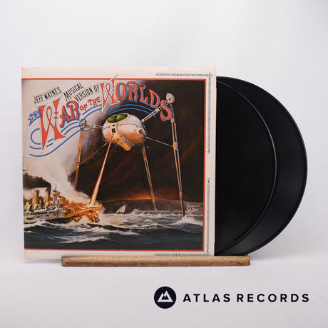 Jeff Wayne Jeff Wayne's Musical Version Of The War Of The Worlds 2 x LP Vinyl Record - Front Cover & Record
