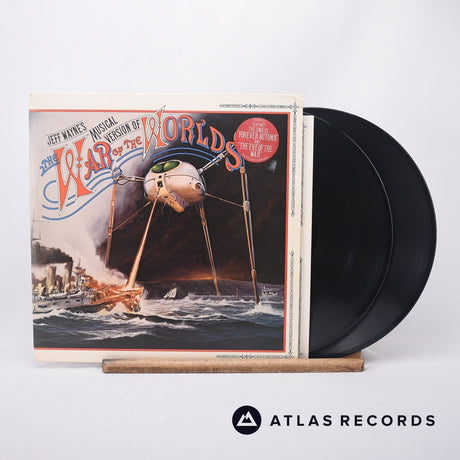 Jeff Wayne Jeff Wayne's Musical Version Of The War Of The Worlds 2 x LP Vinyl Record - Front Cover & Record
