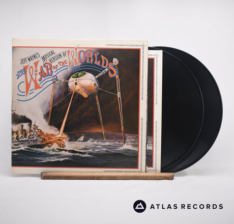 Jeff Wayne Jeff Wayne's Musical Version Of The War Of The Worlds Double LP Vinyl Record - Front Cover & Record