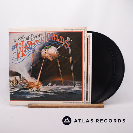 Jeff Wayne Jeff Wayne's Musical Version Of The War Of The Worlds 2 x LP Vinyl Record - Front Cover & Record