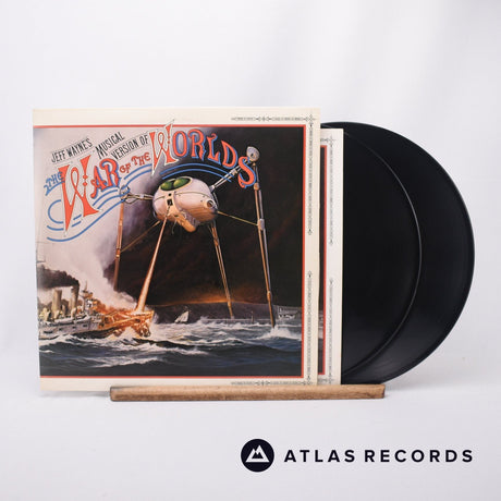 Jeff Wayne Jeff Wayne's Musical Version Of The War Of The Worlds 2 x LP Vinyl Record - Front Cover & Record